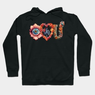 Eye Heart U: Unveiling Love's Gaze Hoodie